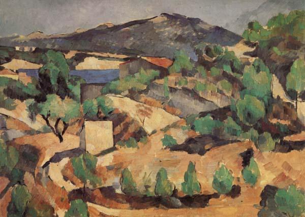 Paul Cezanne Mountains seen from l'Estaque oil painting picture